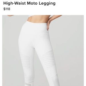 High-Waist Moto Legging size M